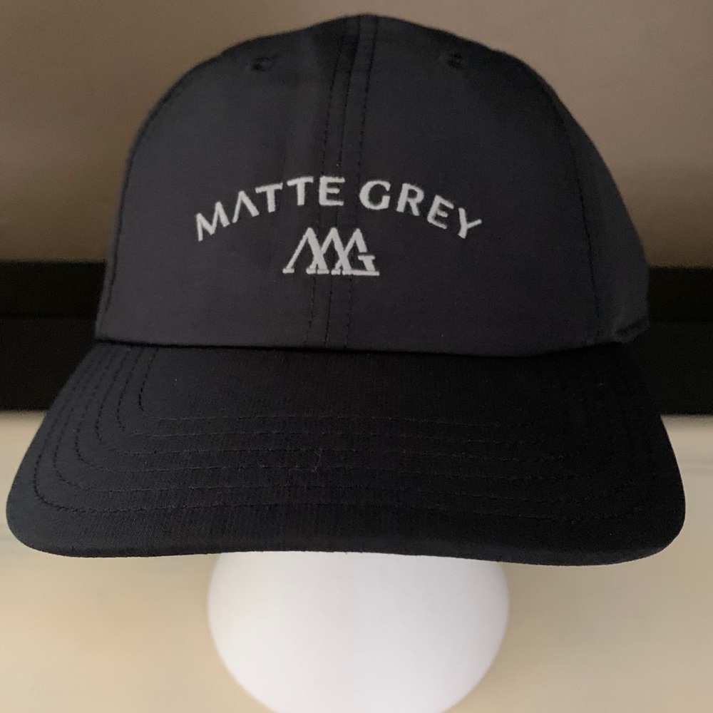 Men’s Lightweight Low Profile Matte Grey Cap